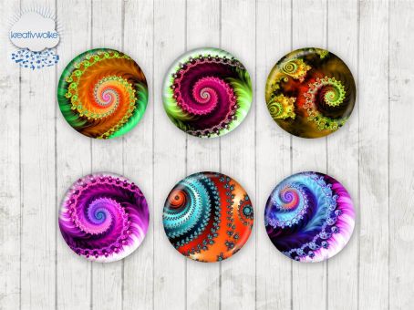 Motiv-Cabochons 1753 8mm (12 Stk)